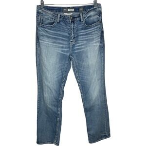 BKE The‎ Buckle Men's Tyler Straight Leg Stretch Blue Jeans, Measures 33x31
